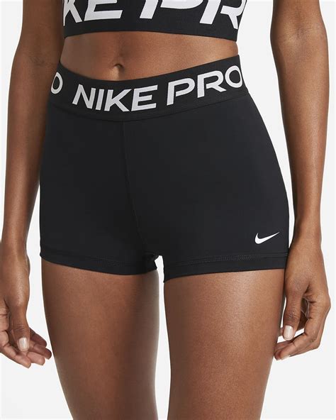 weiße nike pro shorts damen